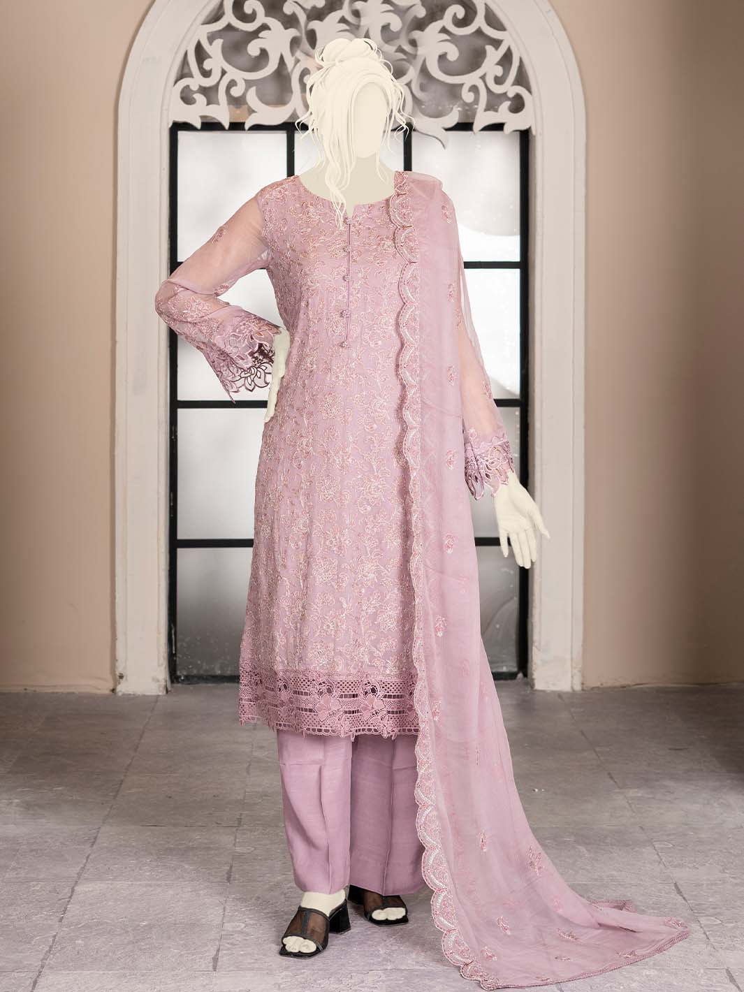 Embroidered Chiffon