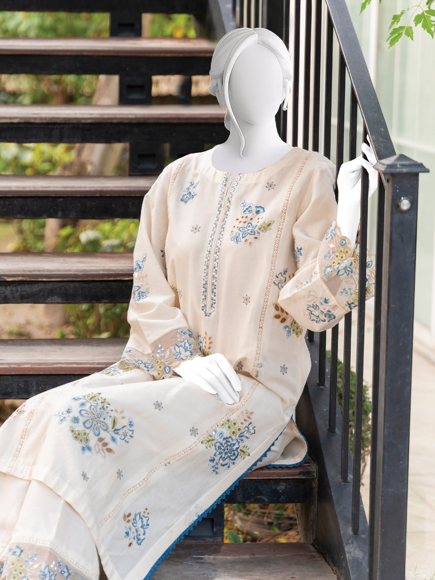 Embroidered Lawn 2PC Stitched