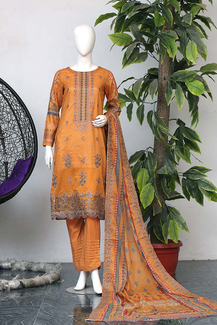 Embroidered 3pc